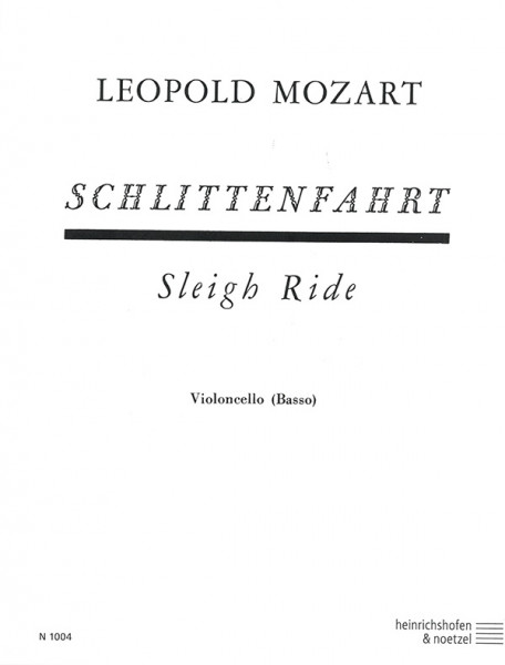 The sleigh ride - part violoncello | Bass