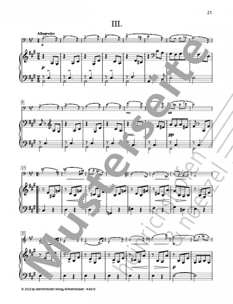 Sonata ‘Arpeggione’ in A minor, D821 | Franz Schubert | Heinrichshofen publishing house