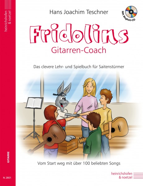 Fridolins Gitarren-Coach (mit CD) | Hans Joachim Teschner | Heinrichshofen publishing house
