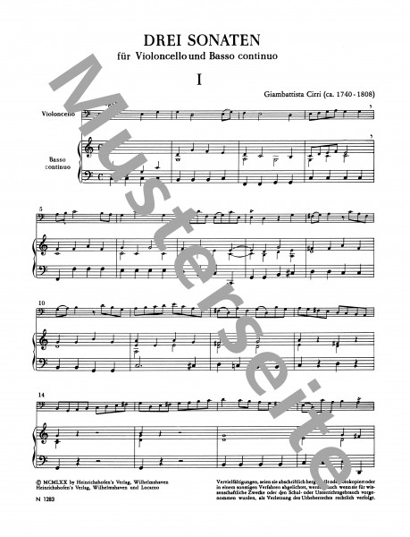 Three sonatas