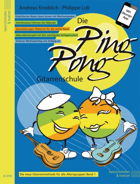 Ping Pong Guitar School | Andreas Knoblich & Philippe Loli | Heinrichshofen publishing house