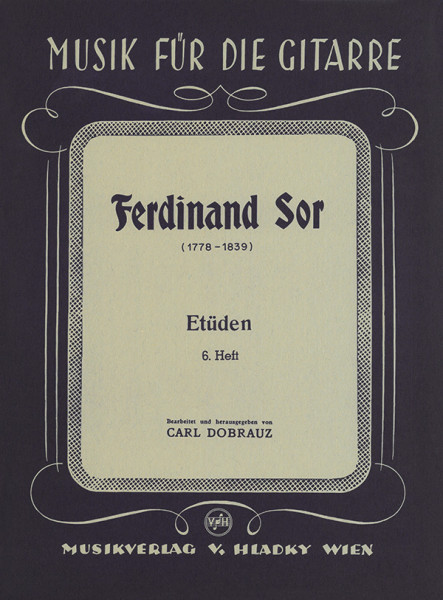 Etudes, Volume 6 | Fernando Sor | Heinrichshofen publishing house