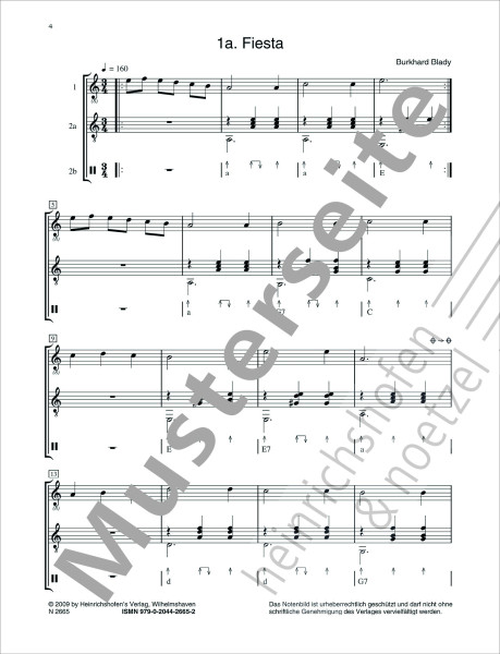 Danzas y Canciones | Burkhard Blady | Heinrichshofen publishing house