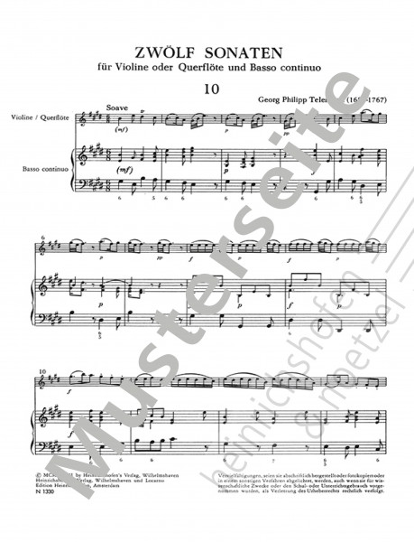 Twelve Sonatas | sonatas 10 - 12 | volume 4