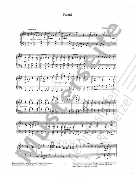 Six Christmas carol versets | Gerbert Mutter | Heinrichshofen publishing house