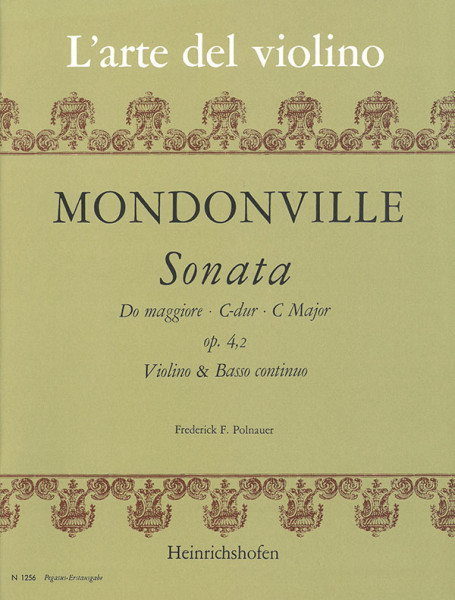 Sonata C Major op.4 Nr. 2 | Jean-Joseph de Cassanéa de Mondonville | Heinrichshofen publishing house
