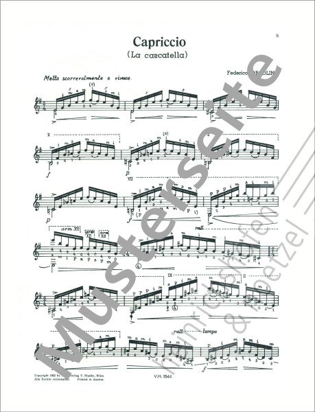 Capriccio (La cascatella) | Federico Orsolino | Heinrichshofen publishing house