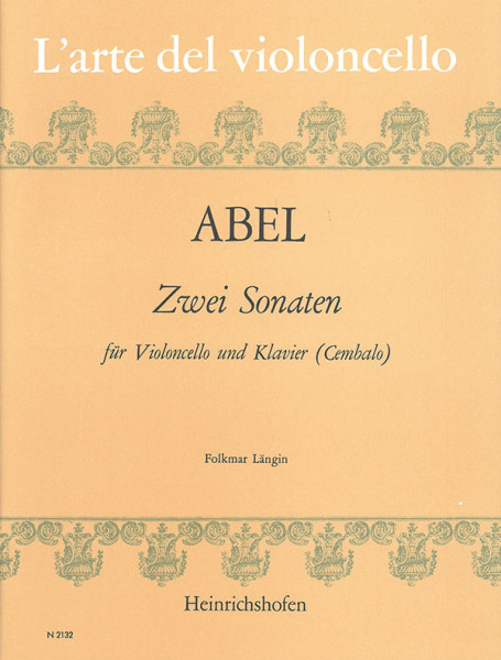 2 sonatas | Karl Friedrich Abel | Heinrichshofen publishing house