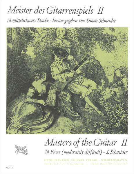Meister des Gitarrenspiels II | Simon Schneider | Heinrichshofen Verlag