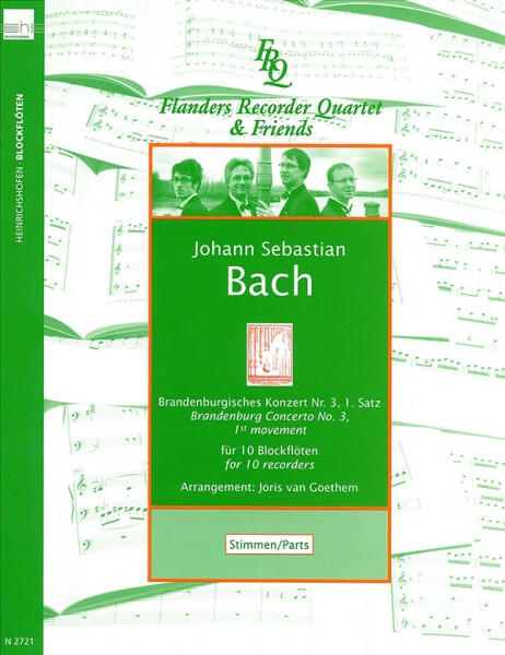 Brandenburg Concerto No. 3, 1st movement - complete parts
