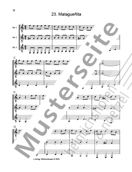 Fridolins Guitar Club | volume 1 | Hans Joachim Teschner | Heinrichshofen publishing house