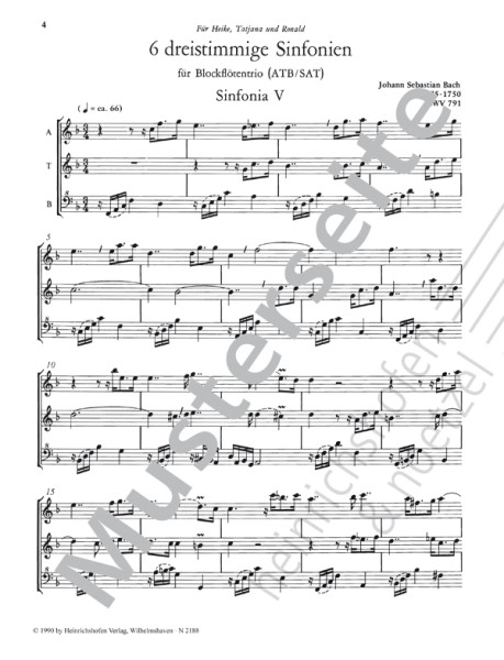 Sinfonien | J. S. Bach
