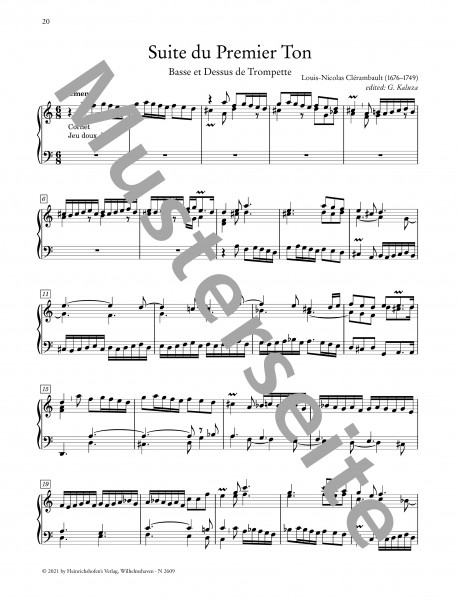 Old French Organ Music | Günter Kaluza | Heinrichshofen publishing house