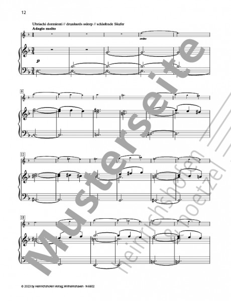 L'Autunno (Autumn) op. 8, no. 3, RV 293 | Antonio Vivaldi | Heinrichshofen publishing house