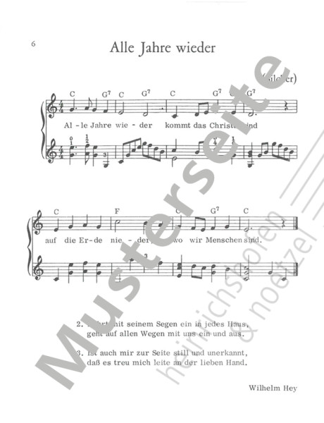 Christmas carols for voice and guitar | Alfons Steigenberger | Heinrichshofen publishing house