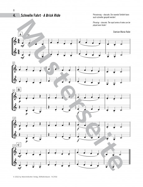 Steps for Clarinets