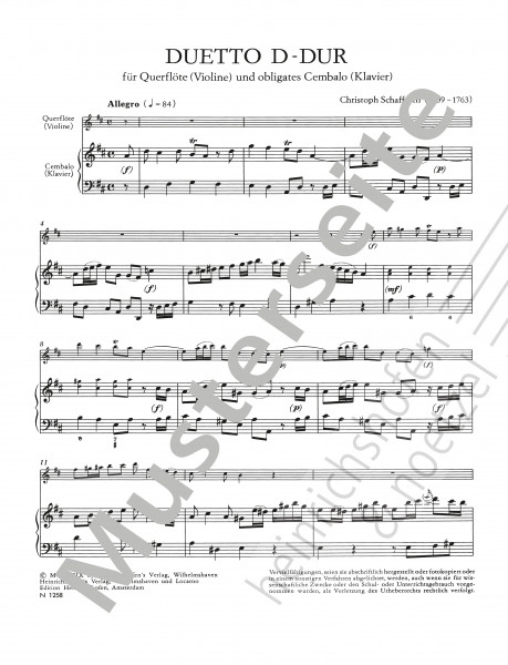 Duetto D major | op. 1