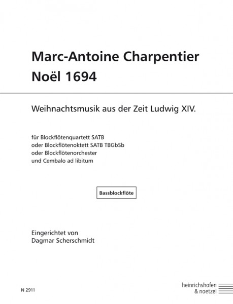 Noël 1694 | Marc Antoine Charpentier | Heinrichshofen publishing house