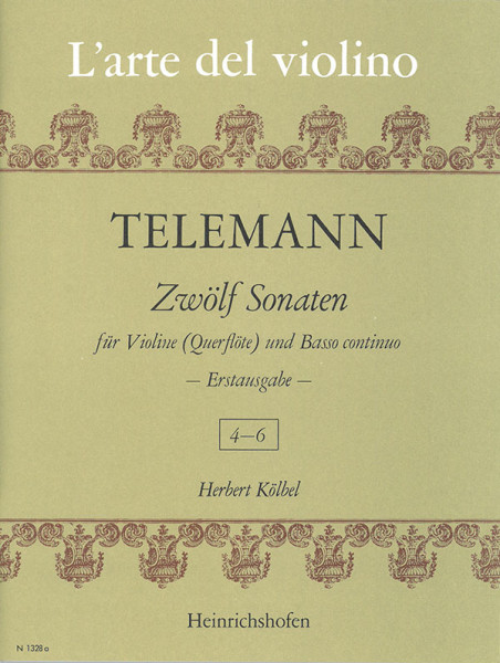 Twelve sonatas | sonatas 4 - 6 | volume 2 | Heinrichshofen publishing house