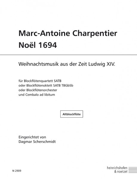 Noël 1694 | Marc Antoine Charpentier | Heinrichshofen publishing house