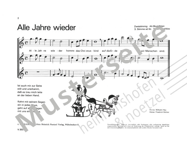 The Christmas carols book | Peter Heilbut | Heinrichshofen publishing house