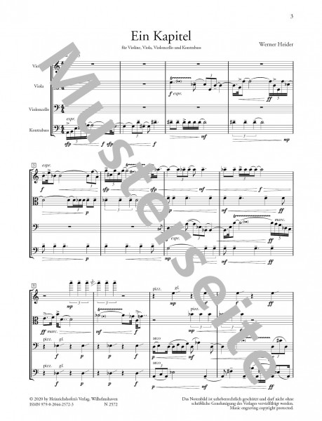 One Chapter | Werner Heider | Heinrichshofen publishing house