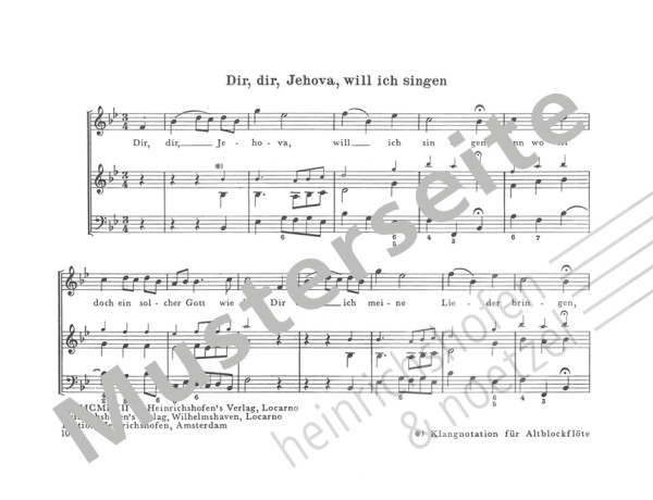 Advent and Christmas carols | Johann Sebastian Bach | Heinrichshofen publishing house