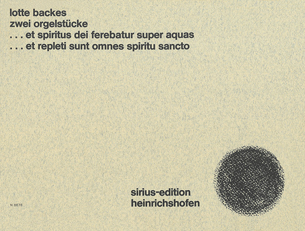 Two organ pieces | Lotte Backes | Heinrichshofen publishing house