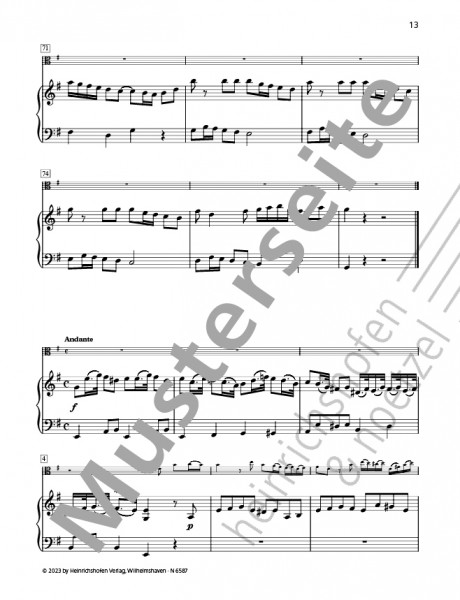 Concerto in G major TWV51:G9 | Georg Philipp Telemann | Heinrichshofen publishing house