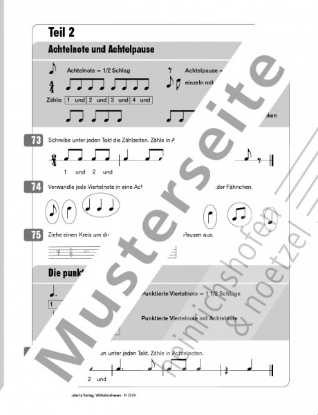 Learning theory playfully | Guitar | Maria Swoboda, Andreas Kantenwein | Heinrichshofen publishing house