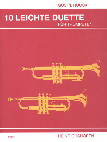 10 leichte Duette für Trompeten
