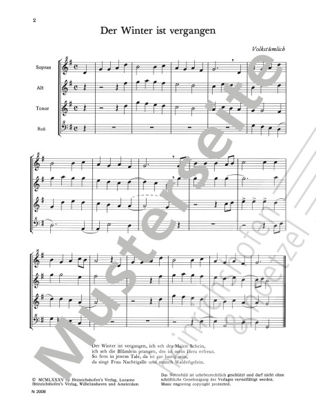 The Spring Quartet | Peter Heilbut | Heinrichshofen publishing house