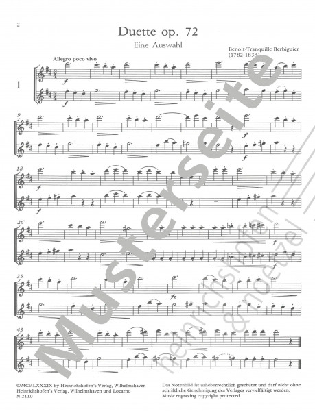 Duets for 2 flutes op.72