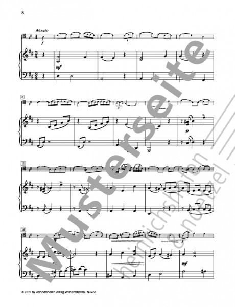 Concerto No. 2 op. 17, D major | Jean-Baptiste Bréval | Heinrichshofen publishing house
