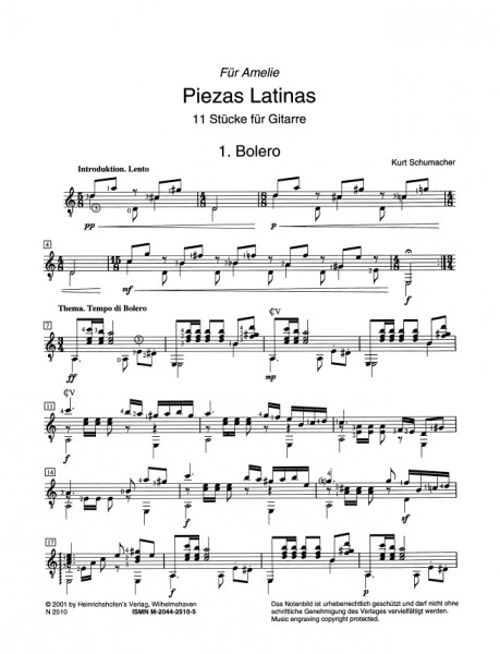 Piezas latinas