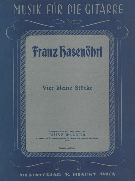 Vier kleine Stücke (Four short pieces)