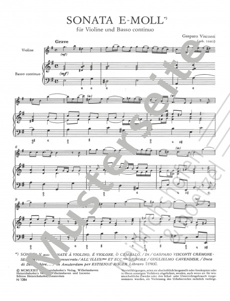 Sonata E - minor