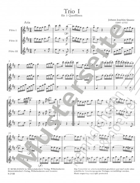 2 trios in D major