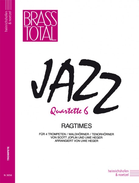 Jazz Quartets 6 | Ragtimes | Uwe Heger | Heinrichshofen publishing house