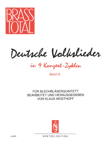 German folk songs in 9 concert cycles III | Klaus Wüsthoff | Heinrichshofen publishing house