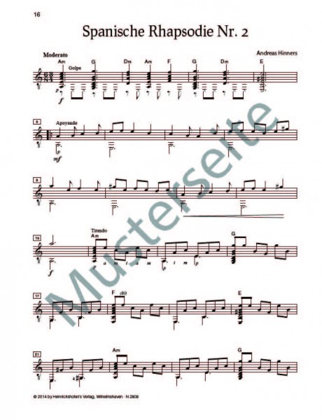 Spanish Rhapsodies | Andreas Hinners | Heinrichshofen publishing house