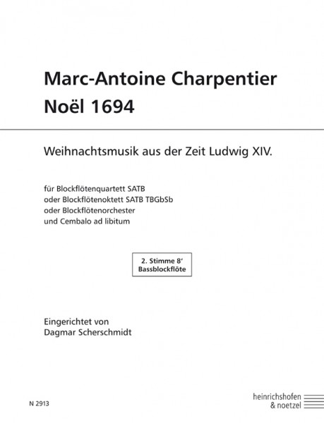 Noël 1694 | Marc Antoine Charpentier | Heinrichshofen publishing house