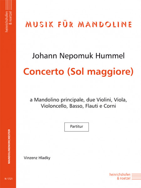 Concerto Sol maggiore (G-Dur)-Partitur