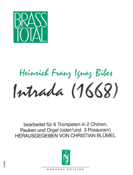 Intrada (1668) | Heinrich Ignaz Franz Biber | Heinrichshofen publishing house