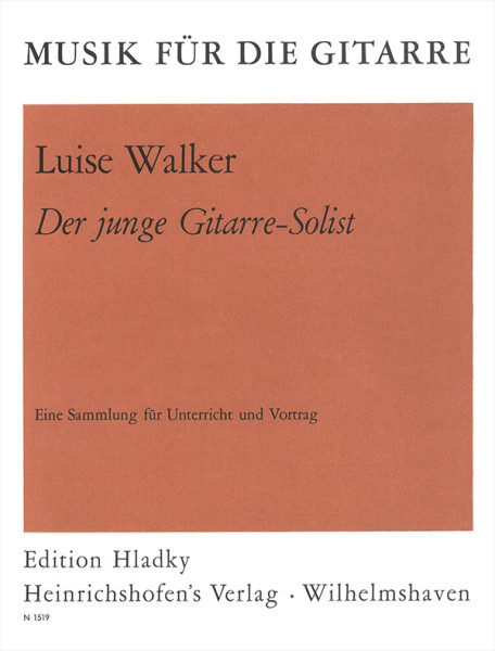 Der junge Gitarre-Solist | The Young Guitar Soloist | Luise Walker | Heinrichshofen publishing house