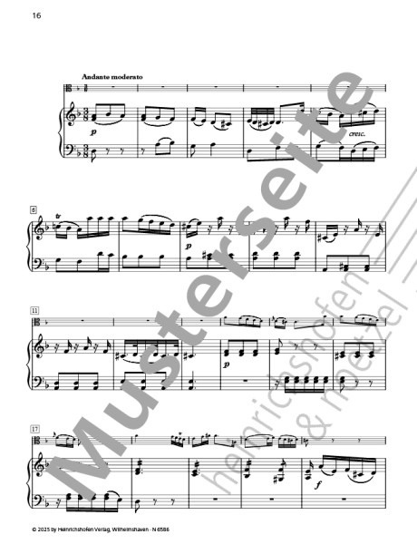 Concerto in D major op. 1 | Carl Stamitz | Heinrichshofen publishing house