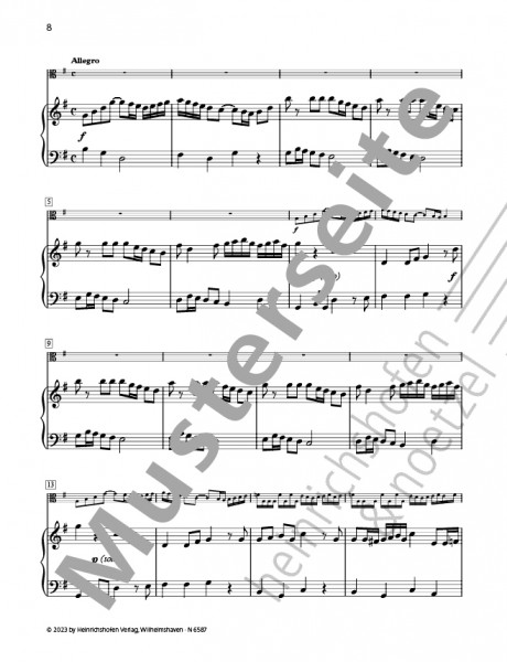 Concerto in G major TWV51:G9 | Georg Philipp Telemann | Heinrichshofen publishing house