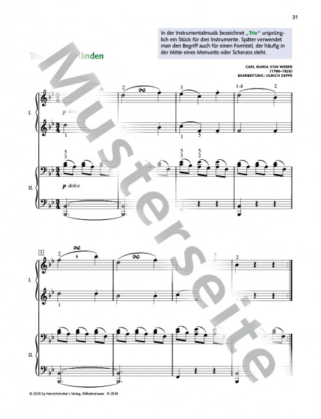 The new piano primer | Volume 2 | Ulrich Deppe | Heinrichshofen publishing house