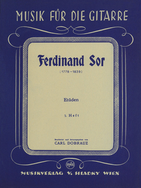 Etudes, Volume 5 | Fernando Sor | Heinrichshofen publishing house