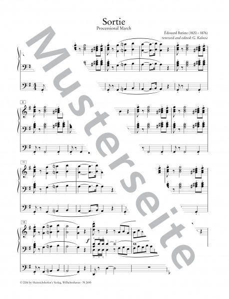 Organ works | Édouard Batiste | Heinrichshofen publishing house